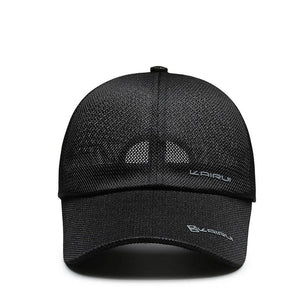 Mesh Baseball Cap Men Women Breathable Snapback Dad Hat