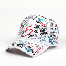 Load image into Gallery viewer, Baseball Cap Graffiti Sun Hip Hop Cap Adjustable Snapback Cotton Cap For Women Men Hats