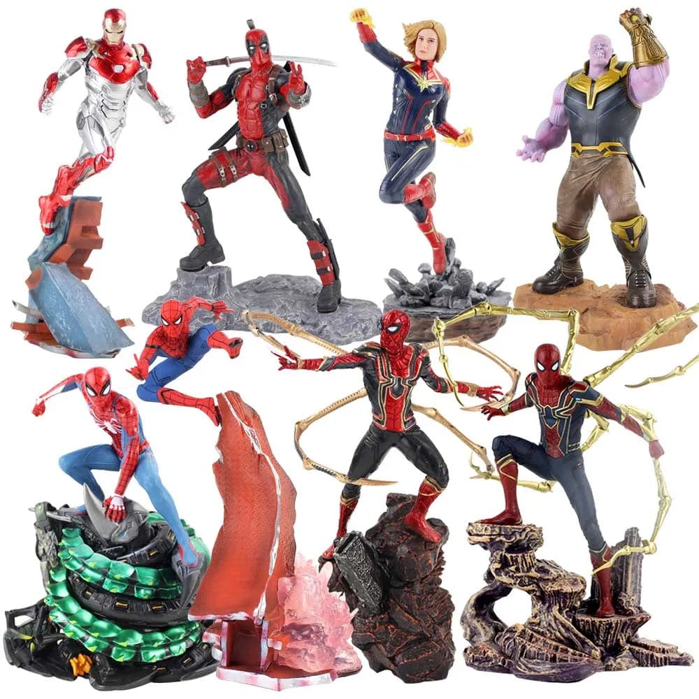 Staunen Sie die Rächer Deadpool Figur 2,0 PVC Spiderman Action figuren  Figur Sammlung Modell Kinder Geschenk Spielzeug 15cm - AliExpress
