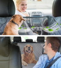 Load image into Gallery viewer, Dog Car Seat Cover with View Mesh / Waterproof Pet Carrier Back Seat Mat Hammock