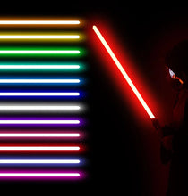 Load image into Gallery viewer, TXQSABER Lightsaber Neo Pixel RGB Smooth Swing Metal Hilt for Heavy Dueling 12 Color Force FOC Blaster Laser Sword Jedi Toys