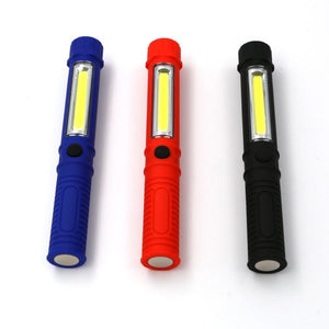 LED Flashlight Torch with the Bottom Magnet and Clip Magnetic work light (Bulk Purchase Discount)