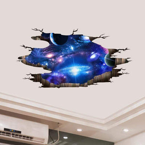 3D Wall Sticker Cosmic Galaxy / Planet Wall Decor / Outer Space Ceiling Decoration | TheKedStore