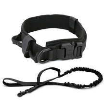 Load image into Gallery viewer, Military Tactical Adjustable Dog Collar with Leash-Control Handle