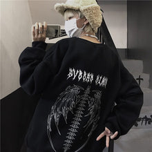 Load image into Gallery viewer, Harajuku Oversized Hoodie Retro Gothic Punk Anime Print