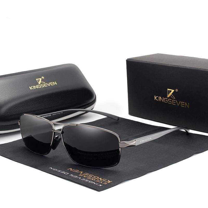 KINGSEVEN Vintage Retro Men Women Polarized Sunglasses Square Classic TheKedStore Save 40 Today