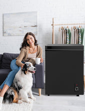 Load image into Gallery viewer, 3.5 cuft Chest Freezer - Compact, Energy-Efficient Mini Deep Freezer with Removable Baskets
