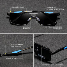 Load image into Gallery viewer, KINGSEVEN Brand Classic Square Polarized Sunglasses Men&#39;s Driving Male Sun Glasses Eyewear UV400 Blocking Protection Oculos