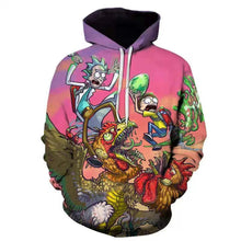 Load image into Gallery viewer, 2024 New Fashion Casual Harajuku New Design Rick &amp; Morty Men&#39;s Hoodie