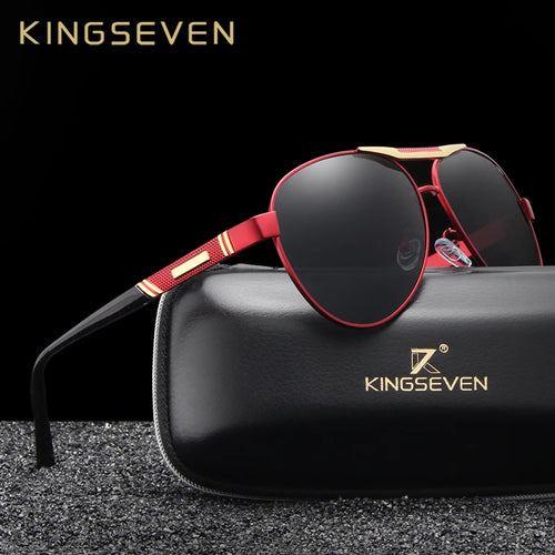 KINGSEVEN New Fashion Vintage Sunglasses Brand Designer Sun Glasses Polarized glasses Eyewear