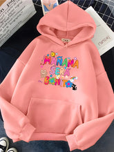 Load image into Gallery viewer, Hirsionsan Rainbow Letter Print Women Sweatshirt Soft Warm Casual Female Hoodies 2023 Autumn New Loose Fleece Tops for Girls