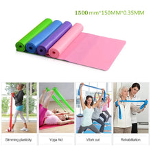 Load image into Gallery viewer, Yoga Elastic Band Pilates Hip Circle Expander Band Strength Training Resistance Belt