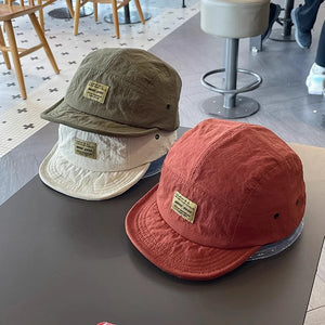 Soft Top Short Brim Baseball Cap For Women Men Quick Dry Breathable Adjustable Peaked Caps JK Sport Outdoor Hip Hop Sun Hat