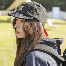 Load image into Gallery viewer, Soft Top Short Brim Baseball Cap For Women Men Quick Dry Breathable Adjustable Peaked Caps JK Sport Outdoor Hip Hop Sun Hat