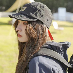 Soft Top Short Brim Baseball Cap For Women Men Quick Dry Breathable Adjustable Peaked Caps JK Sport Outdoor Hip Hop Sun Hat