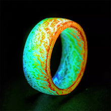 Load image into Gallery viewer, New Fashion Colorful Luminous Resin Ring Women Men Fluorescent Glowing Rings Jewelry Glowing In The Dark Ring Band Halloween