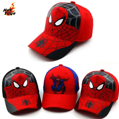 Spider-Man Baseball Cap Cartoon Mesh Cap Breathable Adjustable Children's Hat