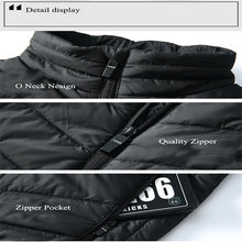 Load image into Gallery viewer, Heated Vest Jacket Thermal Vest Body Warmer 21/9 Areas