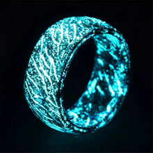 Load image into Gallery viewer, New Fashion Colorful Luminous Resin Ring Women Men Fluorescent Glowing Rings Jewelry Glowing In The Dark Ring Band Halloween
