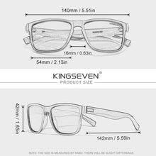 Load image into Gallery viewer, KINGSEVEN Fashion Design Sunglasses Classic Driving Glasses Polarized