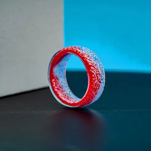 New Fashion Colorful Luminous Resin Ring Women Men Fluorescent Glowing Rings Jewelry Glowing In The Dark Ring Band Halloween