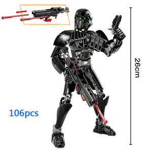 Hot Star Wars 452pcs Figure Battle General Grievous With Lightsabers Model Mandalorian Buildable Building Block Luke Darth Vader