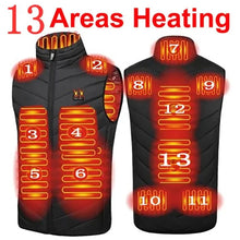 Load image into Gallery viewer, Heated Vest Jacket Thermal Vest Body Warmer 21/9 Areas