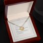 Love Knot Necklace (Yellow & White Gold Variants)