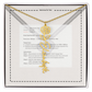 Flower Name Necklace