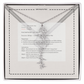 Flower Name Necklace