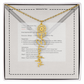Flower Name Necklace
