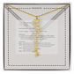 Flower Name Necklace