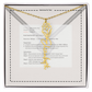 Flower Name Necklace