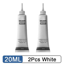 Load image into Gallery viewer, KedStore 2Pcs White Leather Repair Gel Repairs Burns Holes Gouges of Leather Surface. Sofa Car Seat
