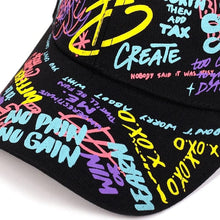 Load image into Gallery viewer, KedStore Baseball Cap Graffiti Sun Hip Hop Cap Adjustable Snapback Cotton Cap For Women Men Hats