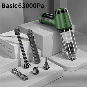 KedStore Basic Green 95000Pa 3in1 Car Wireless Vacuum Cleaner 120W Blowable Cordless Home Appliance Vacuum Home & Car Dual Use Mini VacuumCleaner