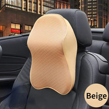Load image into Gallery viewer, KedStore Beige Car Seat Headrest Pillow Head Neck Cushion