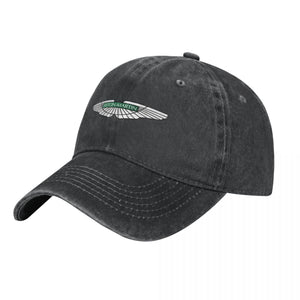 KedStore Black Aston Martin Logo Cap Cowboy Hat wild ball hat bucket hat Snap back Women's Men's  hat