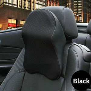 KedStore Black Car Seat Headrest Pillow Head Neck Cushion
