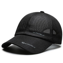 Load image into Gallery viewer, KedStore Black Mesh Baseball Cap Men Women Breathable Snapback Dad Hat