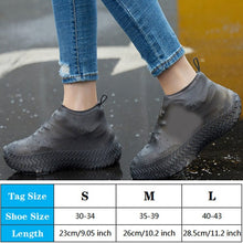 Load image into Gallery viewer, KedStore Black / S Reusable Waterproof Rain Shoe Cover Silicone Outdoor Boot Overshoes