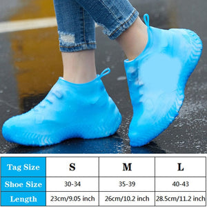 Reusable Waterproof Rain Shoe Cover Silicone Outdoor Boot Overshoes
