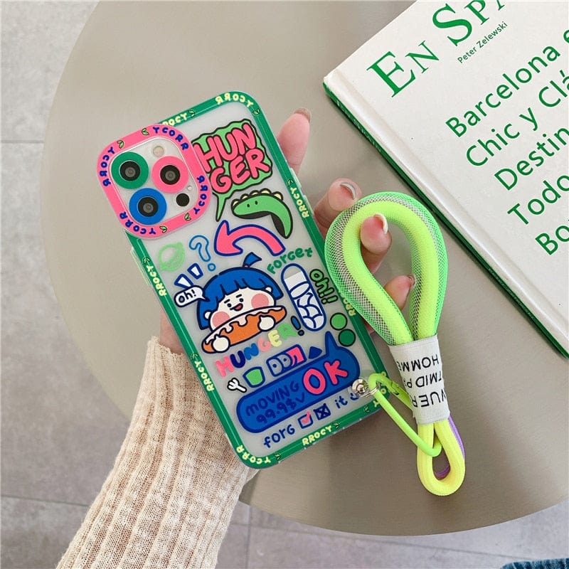 Cute iPhone Case SE 6 6s 7 8 Plus X XR XS 11 12 Pro Max Text 