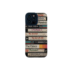 KedStore Japan Graffiti Art Letter Label Silicone Soft Case For iPhone
