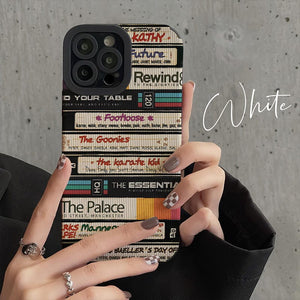 Japan Graffiti Art Letter Label Silicone Soft Case For iPhone