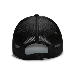 Mesh Baseball Cap Men Women Breathable Snapback Dad Hat