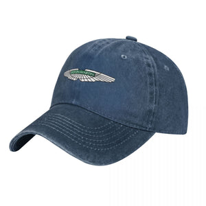 KedStore Navy Blue Aston Martin Logo Cap Cowboy Hat wild ball hat bucket hat Snap back Women's Men's  hat