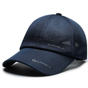 Mesh Baseball Cap Men Women Breathable Snapback Dad Hat