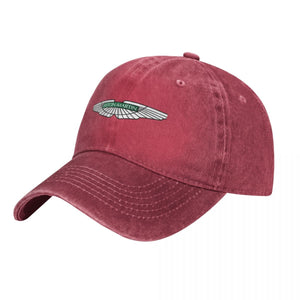 KedStore Red Aston Martin Logo Cap Cowboy Hat wild ball hat bucket hat Snap back Women's Men's  hat