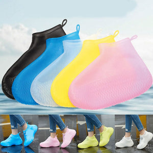 Reusable Waterproof Rain Shoe Cover Silicone Outdoor Boot Overshoes